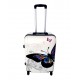 Valiza troler policarbonat , fluture, 4 roti, Mare, 75 x 45 x 30 cm, TROL1