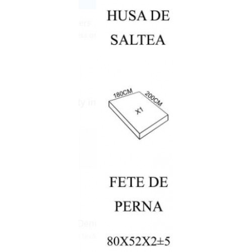 Husa de pat dublu cu elastic si 2 fete de perna 180x200cm, Pat 2 Persoane, HS-19