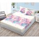 Husa de pat dublu cu elastic si 2 fete de perna 180x200cm, Pat 2 Persoane, HS-2
