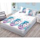 Husa de pat dublu cu elastic si 2 fete de perna 180x200cm, Pat 2 Persoane, HS-8