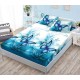 Husa de pat dublu cu elastic si 2 fete de perna 180x200cm, Pat 2 Persoane, HS-18