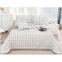 Set 5 Cuvertura dubla decor de lux din Bumbac, Cuvertura de 230x250 cm, Cu 4 fete de perna, CVD-3
