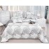 Set 5 Cuvertura dubla decor de lux din Bumbac, Cuvertura de 230x250 cm, Cu 4 fete de perna, CVD-7