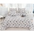 Set 5 Cuvertura dubla decor de lux din Bumbac, Cuvertura de 230x250 cm, Cu 4 fete de perna, CVD-11