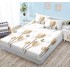 Husa de pat dublu cu elastic si 2 fete de perna 160x200cm, Pat 2 Persoane, HH-98
