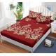 Husa de pat dublu cu elastic si 2 fete de perna 160x200cm, Pat 2 Persoane, HH-124