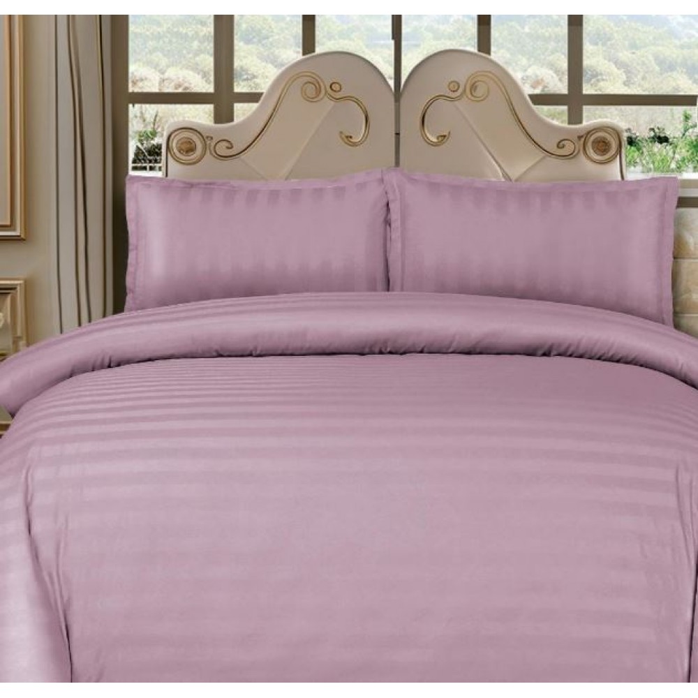 Lenjerie de pat dublu din damasc cu elastic, 4 piese, cearceaf pentru pat 180x200cm, KD-13