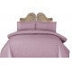 Lenjerie de pat dublu din damasc cu elastic, 4 piese, cearceaf pentru pat 180x200cm, KD-13