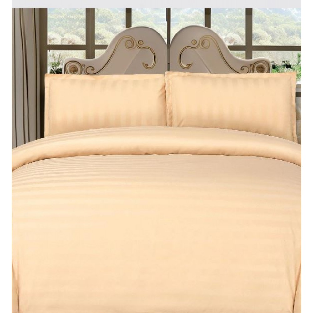 Lenjerie de pat dublu din damasc cu elastic, 4 piese, cearceaf pentru pat 180x200cm, KD-07