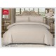 Lenjerie de pat dublu din damasc cu elastic, 4 piese, cearceaf pentru pat 180x200cm, KD-10