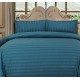 Lenjerie de pat dublu din damasc cu elastic, 4 piese, cearceaf pentru pat 180x200cm, KD-03