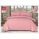 Lenjerie de pat dublu din damasc cu elastic, 4 piese, cearceaf pentru pat 180x200cm, KD-11