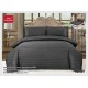 Lenjerie de pat dublu din damasc cu elastic, 4 piese, cearceaf pentru pat 180x200cm, KD-09