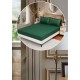 Lenjerie de pat dublu din damasc cu elastic, 4 piese, cearceaf pentru pat 180x200cm, KD-02