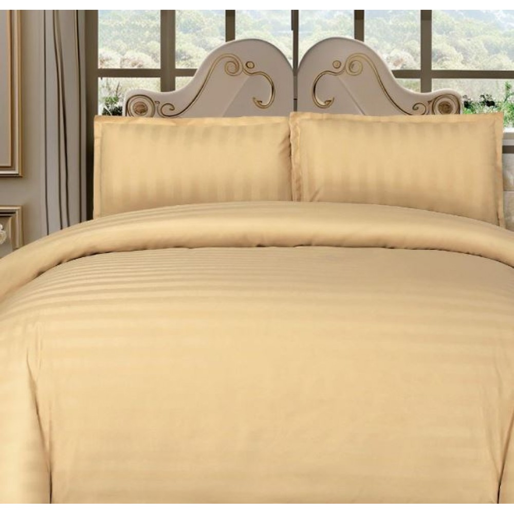 Lenjerie de pat dublu din damasc cu elastic, 4 piese, cearceaf pentru pat 180x200cm, KD-12