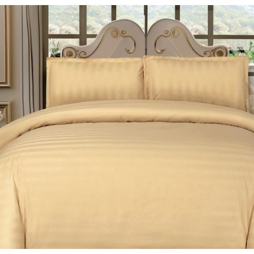 Lenjerie de pat dublu din damasc cu elastic, 4 piese, cearceaf pentru pat 180x200cm, KD-12