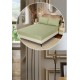 Lenjerie de pat dublu din damasc cu elastic, 4 piese, cearceaf pentru pat 180x200cm, KD-06
