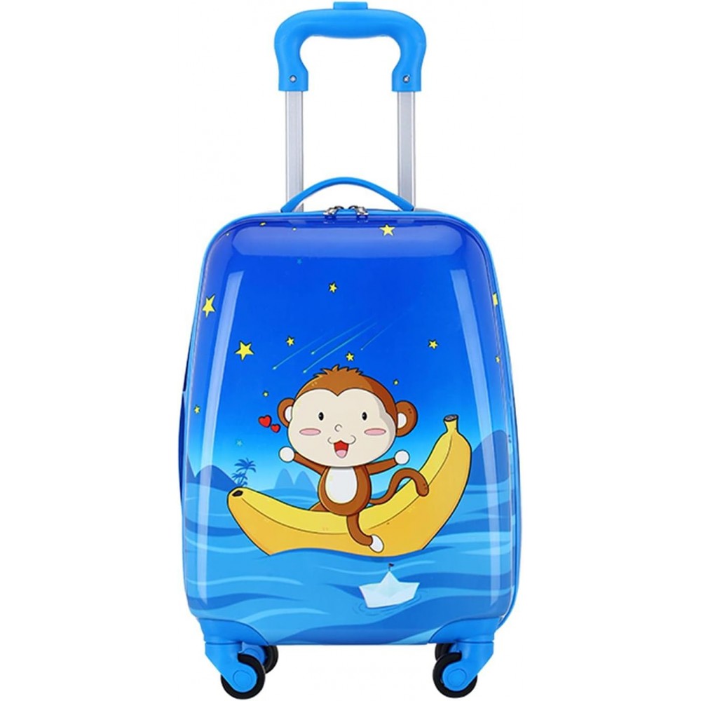 Troler cabina copii cu desene animate pentru băieți și fete de 18 inch, cu 4 roți, TC-01