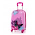 Troler cabina copii cu desene animate pentru fete de 18 inch, cu 4 roți, TC-03