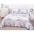 Cuvertura cu DOUĂ FEȚE pentru pat dublu din Bumbac Satinat cu model, Matlasata, 230x250cm, CVT3