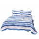 Cuvertura cu DOUĂ FEȚE pentru pat dublu din Bumbac Satinat cu model, Matlasata, 220x240cm, CVT4