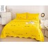 Cuvertura cu DOUĂ FEȚE pentru pat dublu din Bumbac Satinat cu model, Matlasata, 220x240cm, CVT6