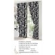 Set Lenjerie Eleganta si 2 Draperii pentru pat dublu din Bumbac Finet compus din 6 piese, Cearceaf de pat cu elastic 140x200cm+25cm, NW7