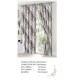 Set Lenjerie Eleganta si 2 Draperii pentru pat dublu din Bumbac Finet compus din 8 piese, Cearceaf de pat 230x240cm, NW21