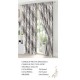 Set Lenjerie Eleganta si 2 Draperii pentru pat dublu din Bumbac Finet compus din 8 piese, Cearceaf de pat cu elastic 180x200cm+25cm, NW28