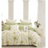 Set Lenjerie Eleganta pentru pat dublu din Bumbac Finet compus din 6 piese, Cearceaf de pat cu elastic 180x200cm+25cm, NW35
