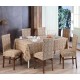 Set 6 huse elastice pentru scaune, Universal, model Jacquard, SCU3