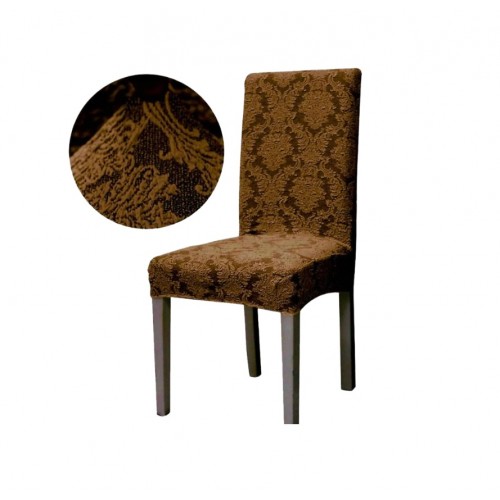 Set 6 huse elastice pentru scaune, Universal, model Jacquard, SCU4