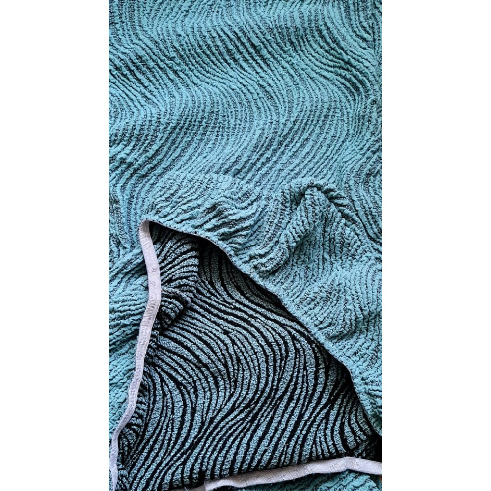 Set 6 huse elastice pentru scaune, Universal, model Jacquard, SCU6