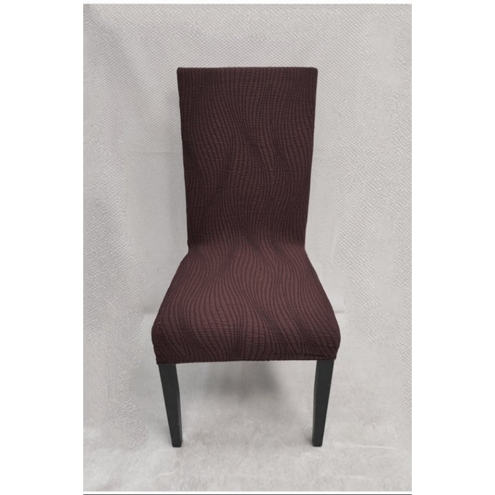 Set 6 huse elastice pentru scaune, Universal, model Jacquard, SCU8