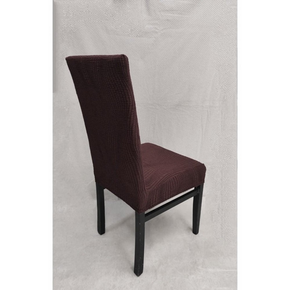 Set 6 huse elastice pentru scaune, Universal, model Jacquard, SCU8