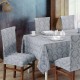 Set 6 huse elastice pentru scaune, Universal, model Jacquard, SCU10