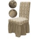 Set 6 huse elastice Multielastice Jacquard pentru scaune, cu volanas, SCU12