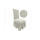 Set 6 huse elastice Multielastice Jacquard pentru scaune, cu volane, SCU15