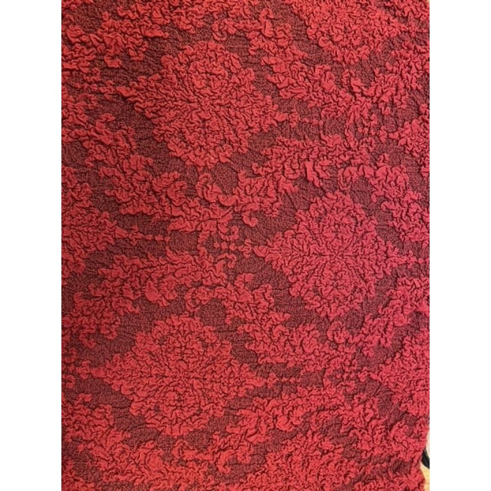 Set 6 huse elastice Multielastice Jacquard pentru scaune, cu volane, SCU17