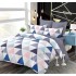 Set Lenjerie Eleganta pentru pat dublu din Bumbac Finet compus din 6 piese, Cearceaf de pat cu elastic 180x200cm+25cm, NW51