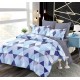 Set Lenjerie Eleganta pentru pat dublu din Bumbac Finet compus din 6 piese, Cearceaf de pat cu elastic 180x200cm+25cm, NW52