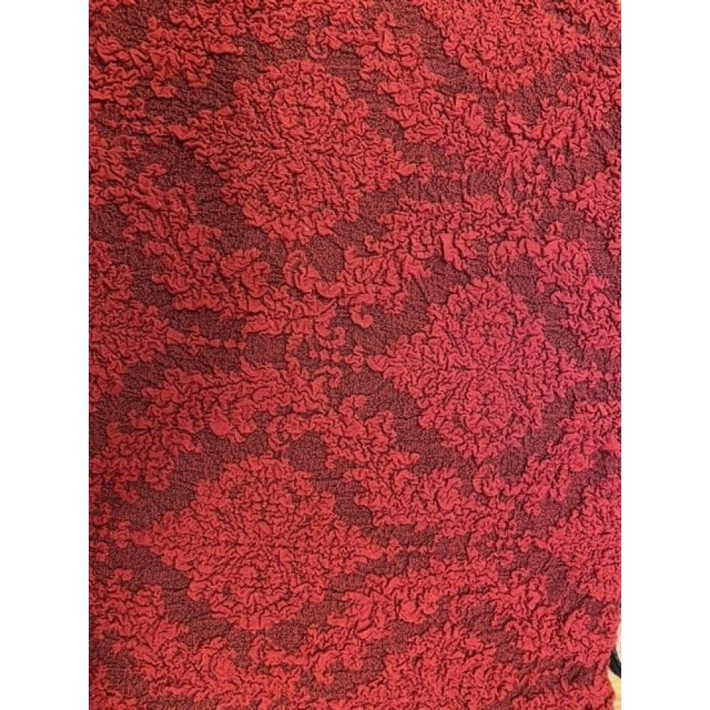 Husa elastica pentru coltar, model Jacquard, cu volane, SCU21