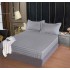 Husa de pat tip Damasc cu Elastic cu 2 fete de perna,Primavara, 160x200 cm+25cm, EE085