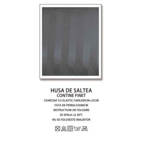 Husa de pat tip Damasc cu Elastic cu 2 fete de perna,Primavara, 160x200 cm+25cm, EE083