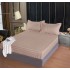 Husa de pat tip Damasc cu Elastic cu 2 fete de perna,Primavara, 160x200 cm+25cm, EE156