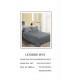 Set Lenjerie Eleganta tip Damasc pentru pat dublu din Bumbac finet, compus din 6 piese, Cearceaf de pat 220x240cm, LL-37
