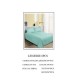 Set Lenjerie Eleganta tip Damasc pentru pat dublu din Bumbac finet, compus din 6 piese, Cearceaf de pat 220x240cm, LL-09