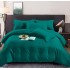 Set Lenjerie Eleganta tip Damasc pentru pat dublu din Bumbac finet, compus din 6 piese, Cearceaf de pat 220x240cm, LL-28