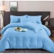 Set Lenjerie Eleganta tip Damasc pentru pat dublu din Bumbac finet, compus din 6 piese, Cearceaf de pat 220x240cm, LL-22