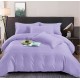 Set Lenjerie Eleganta tip Damasc pentru pat dublu din Bumbac finet, compus din 6 piese, Cearceaf de pat 220x240cm, LL-02
